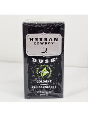 Herban Cowboy Dusk Cologne 1.7 oz 50ml Vegan Eau De Cologne SEALED NEW